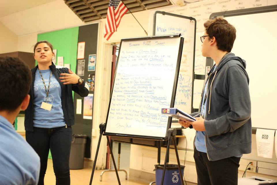 two young kearny students 