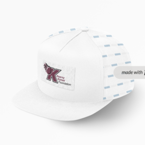 white komet hat mockup