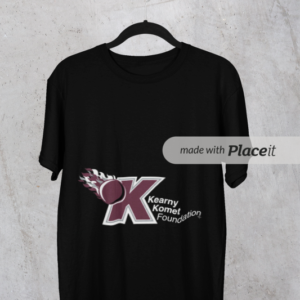 mock up black t-shirt